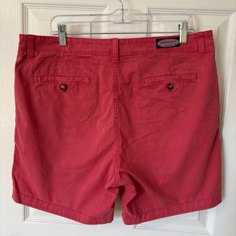 Vineyard Vines Shorts Men's 35 Pink Preppy Resortwear Golf Nantucket Frat Boy